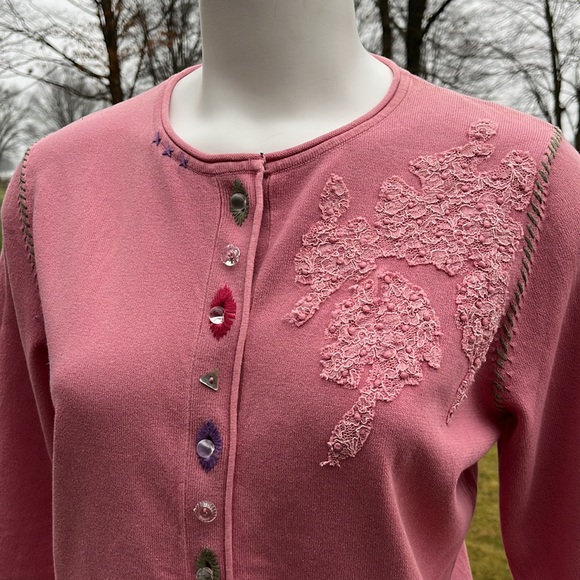 Marsh Landing embellished sweater M - Picture 2 of 9